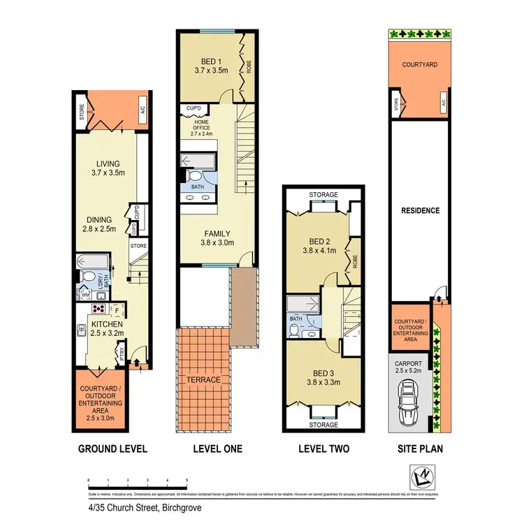 Floorplan of Homely house listing, 4/35 Church Street, Birchgrove NSW 2041