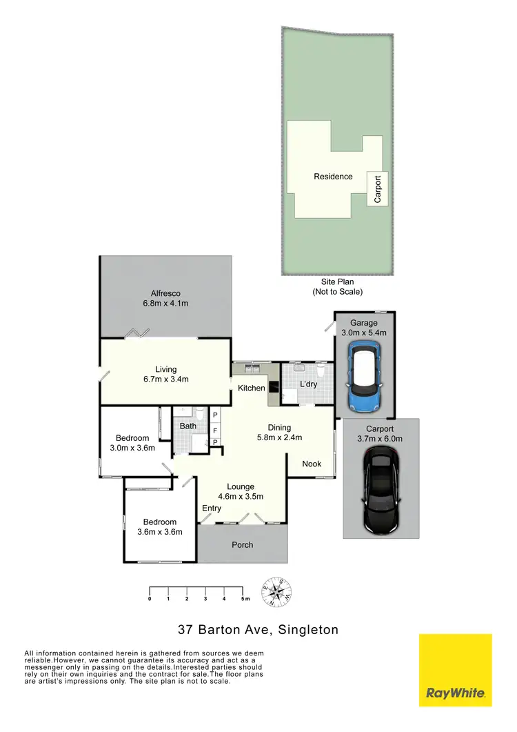 Floorplan of Homely house listing, 37 Barton Avenue, Singleton NSW 2330