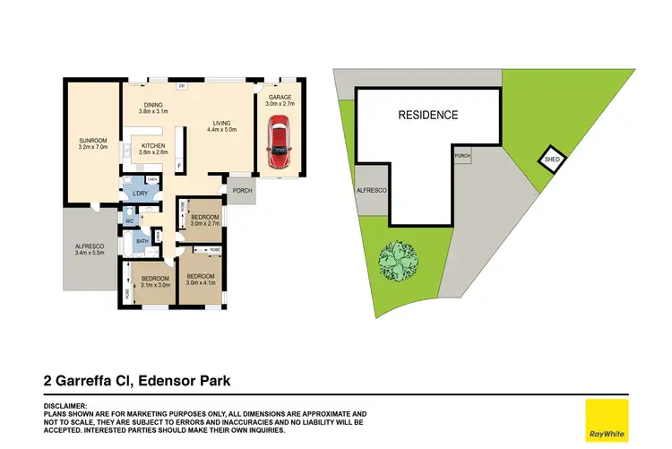 Floorplan of Homely house listing, 2 Garreffa Close, Edensor Park NSW 2176