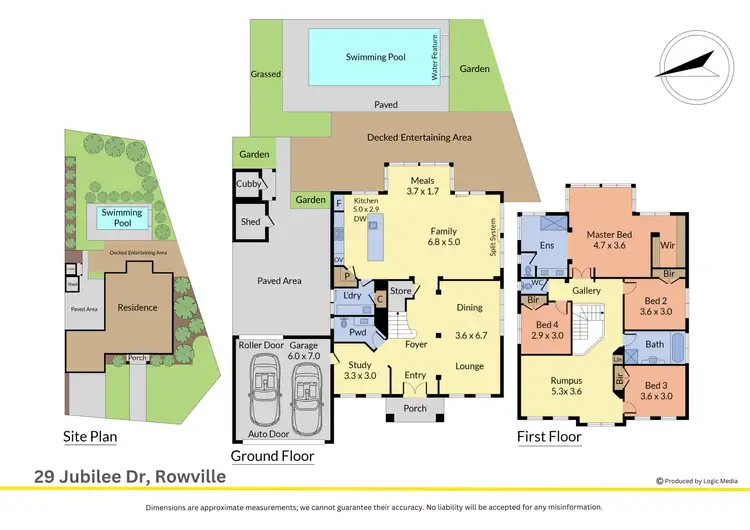 Floorplan of Homely house listing, 29 Jubilee Drive, Rowville VIC 3178