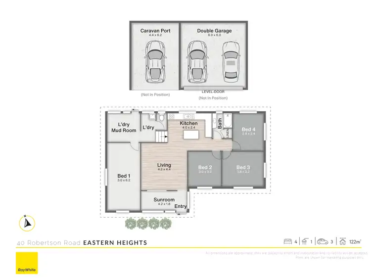 Floorplan of Homely house listing, 40 Robertson Road, Eastern Heights QLD 4305