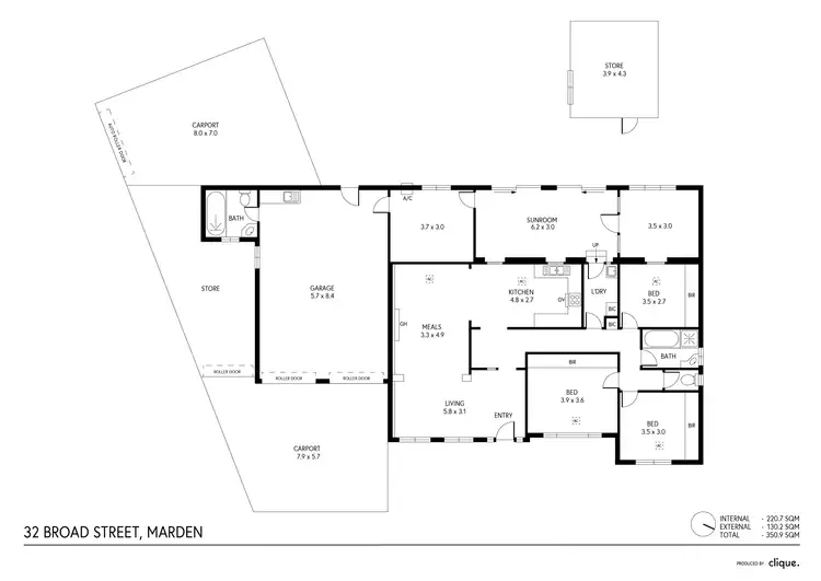 Floorplan of Homely house listing, 32 Broad Street, Marden SA 5070
