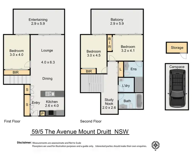 Floorplan of Homely unit listing, 59/5-7 The Avenue, Mount Druitt NSW 2770