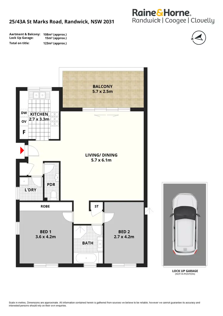Floorplan of Homely apartment listing, 25/43A St Marks Road, Randwick NSW 2031