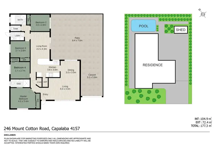 Floorplan of Homely house listing, 246 Mount Cotton Road, Capalaba QLD 4157