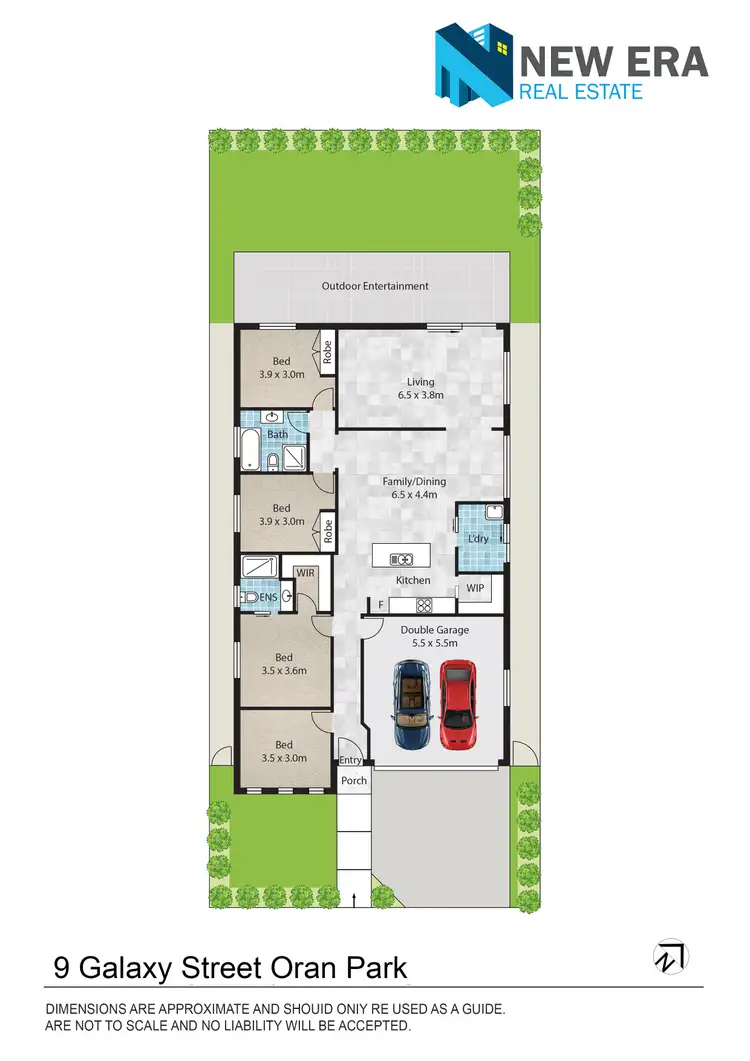 Floorplan of Homely house listing, 9 Galaxy Street, Oran Park NSW 2570