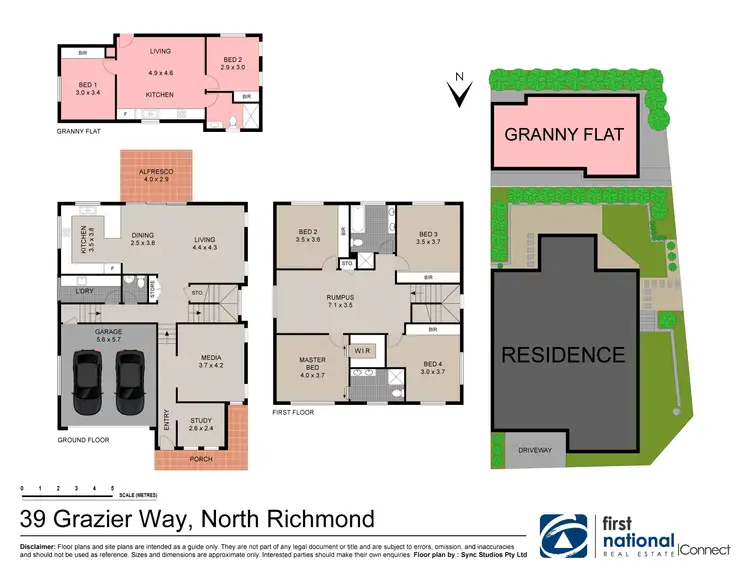 Floorplan of Homely house listing, 39 & 39A Grazier Way, North Richmond NSW 2754