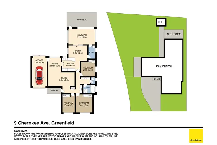 Floorplan of Homely house listing, 9 Cherokee Avenue, Greenfield Park NSW 2176