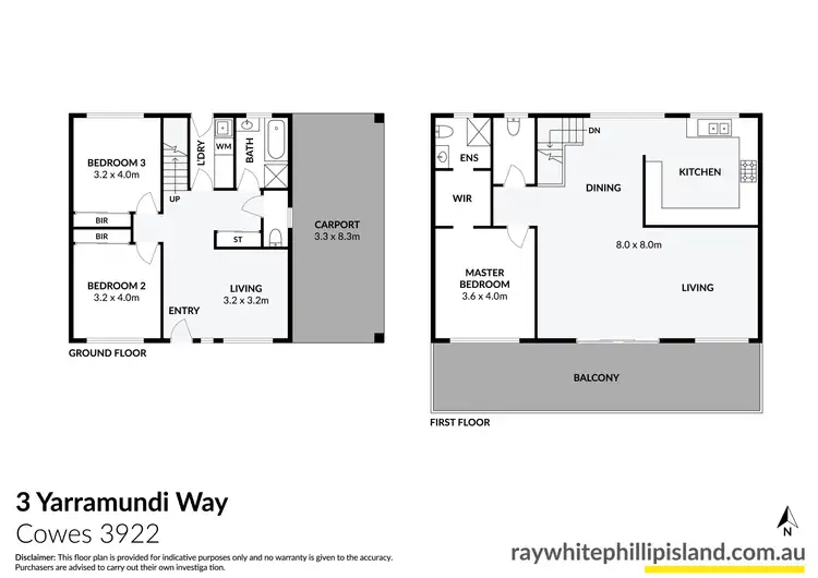 Floorplan of Homely house listing, 3 Yarramundi Way, Cowes VIC 3922
