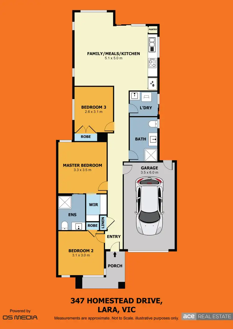 Floorplan of Homely house listing, 347 Homestead Drive, Lara VIC 3212