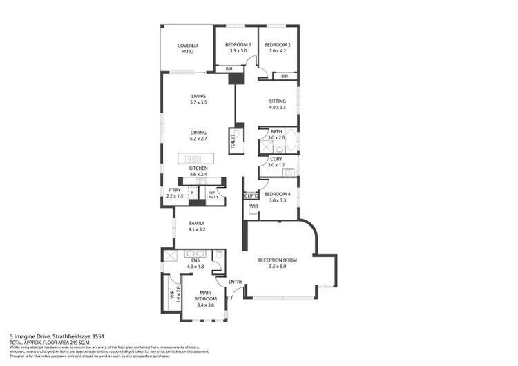 Floorplan of Homely house listing, 5 Imagine Drive, Strathfieldsaye VIC 3551