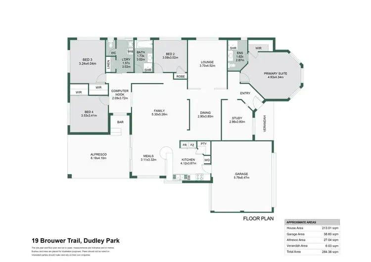 Floorplan of Homely house listing, 19 Brouwer Trail, Dudley Park WA 6210