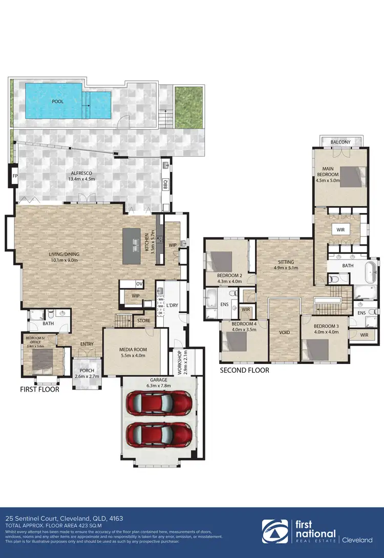 Floorplan of Homely house listing, 25 Sentinel Court, Raby Bay QLD 4163
