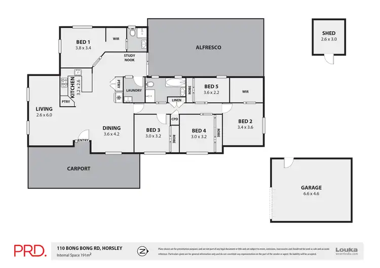 Floorplan of Homely house listing, 110 Bong Bong Road, Horsley NSW 2530