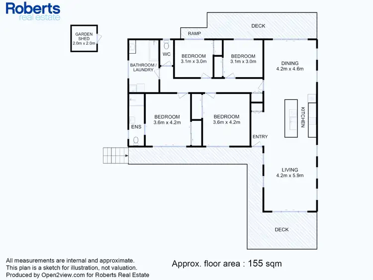Floorplan of Homely house listing, 91 Freycinet Drive, Coles Bay TAS 7215