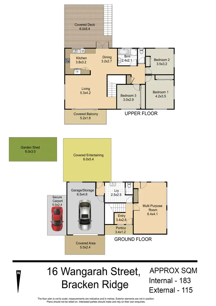 Floorplan of Homely house listing, 16 Wangarah Street, Bracken Ridge QLD 4017