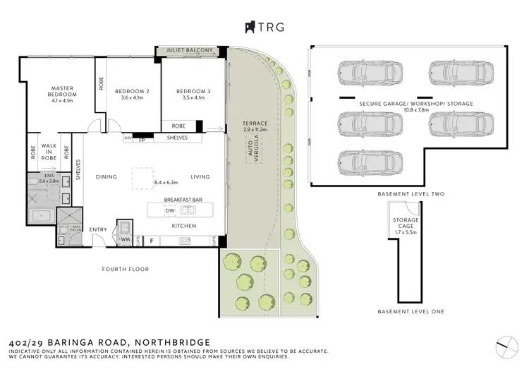 Floorplan of Homely apartment listing, 402/29 Baringa Road, Northbridge NSW 2063