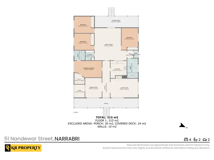 Floorplan of Homely house listing, 51 Nandewar Street, Narrabri NSW 2390