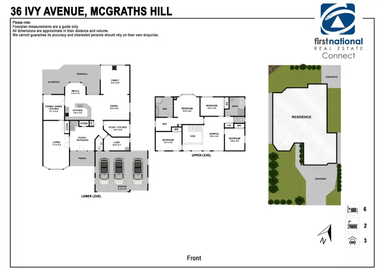 Floorplan of Homely house listing, 36 Ivy Avenue, Mcgraths Hill NSW 2756
