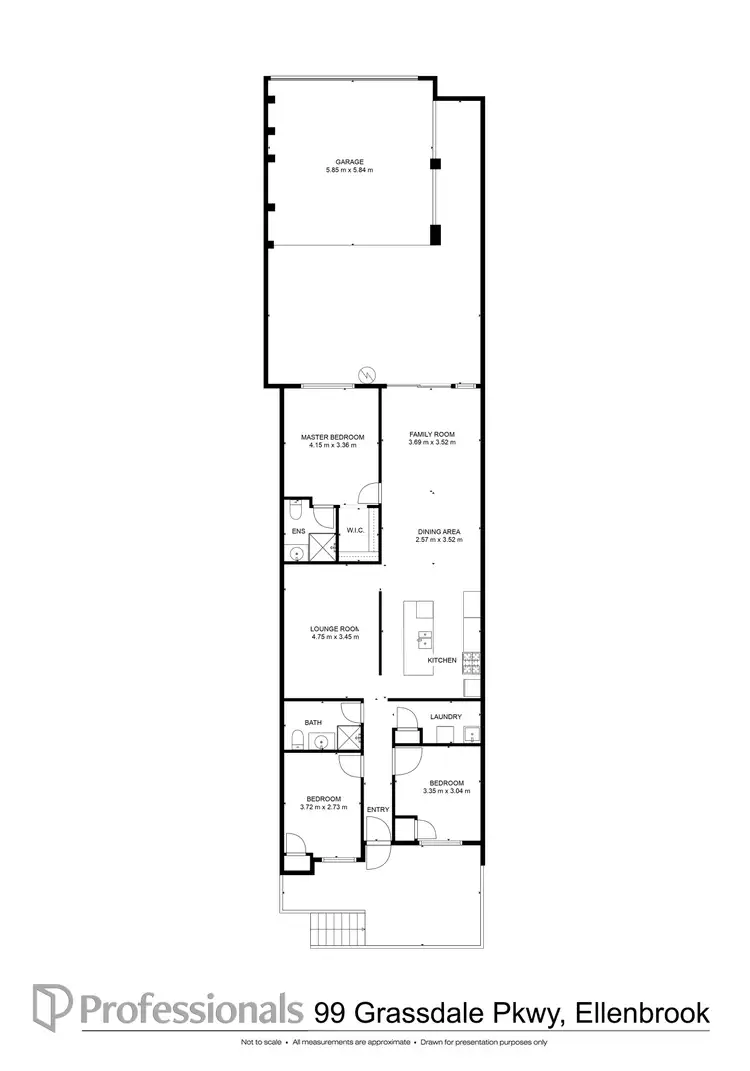 Floorplan of Homely house listing, 99 Grassdale Parkway, Ellenbrook WA 6069