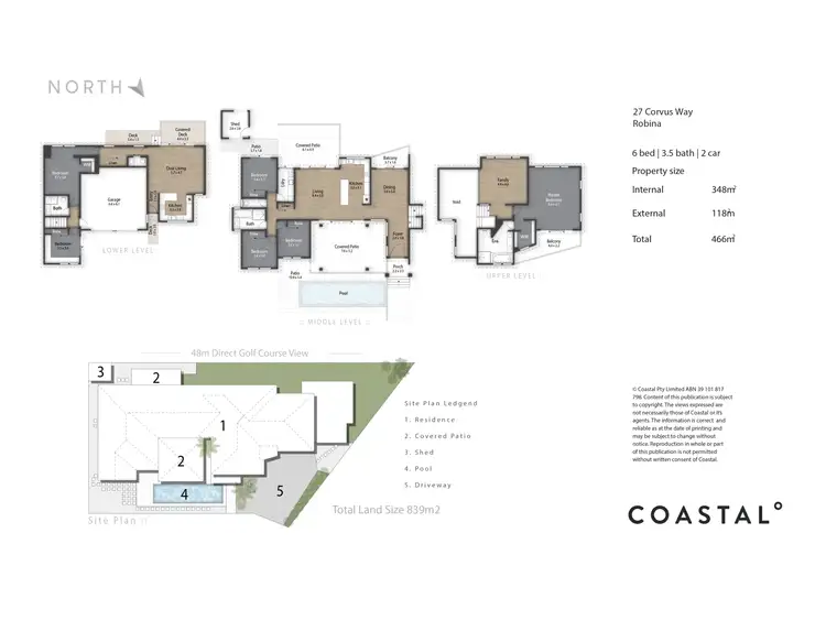 Floorplan of Homely house listing, 27 Corvus Way, Robina QLD 4226