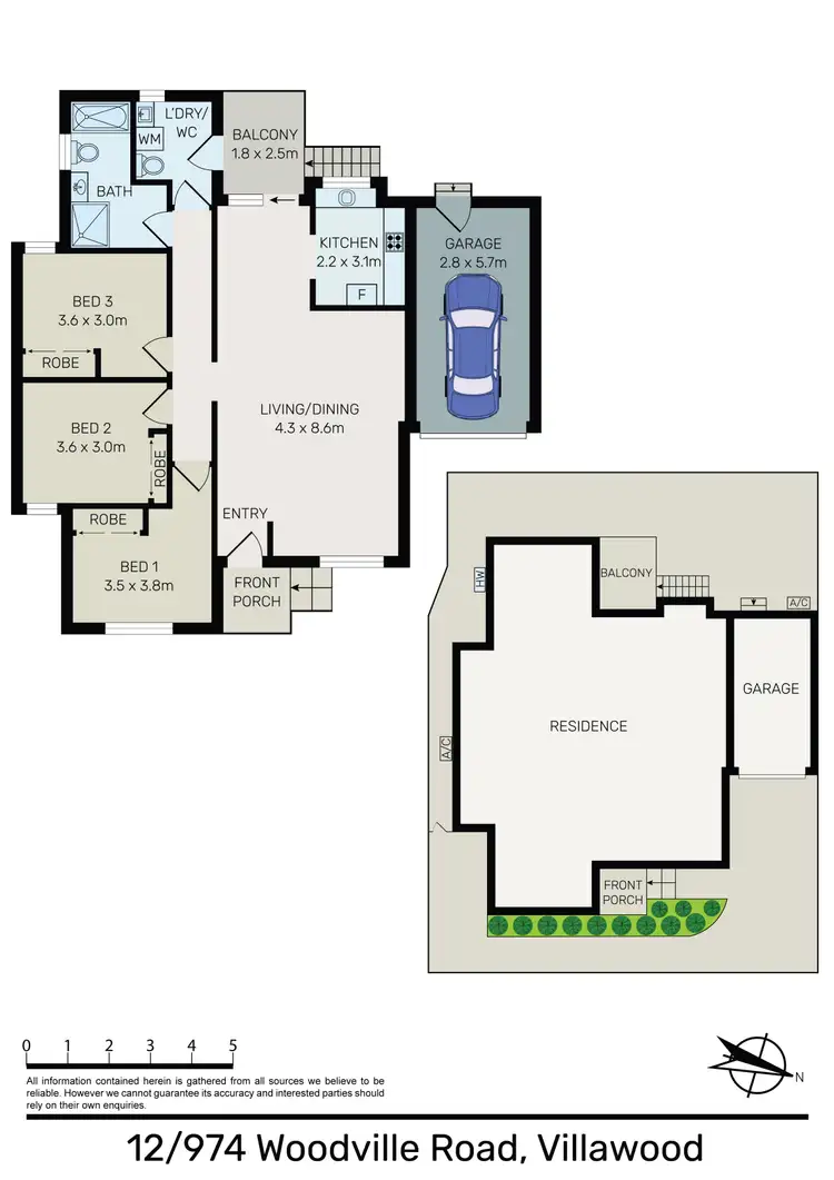 Floorplan of Homely villa listing, 12/974 Woodville Road, Villawood NSW 2163