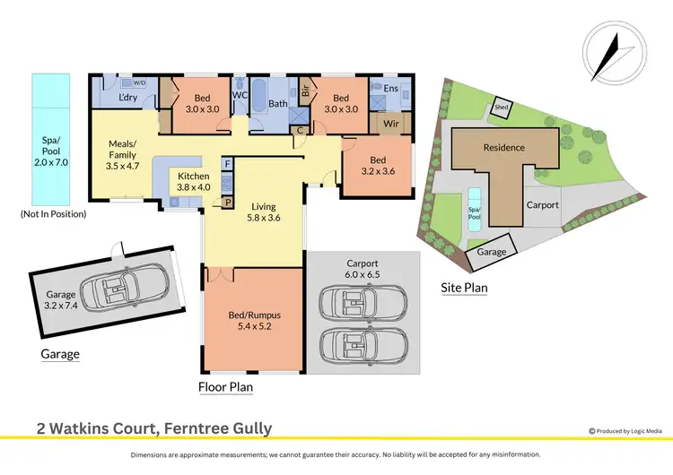 Floorplan of Homely house listing, 2 Watkins Court, Ferntree Gully VIC 3156