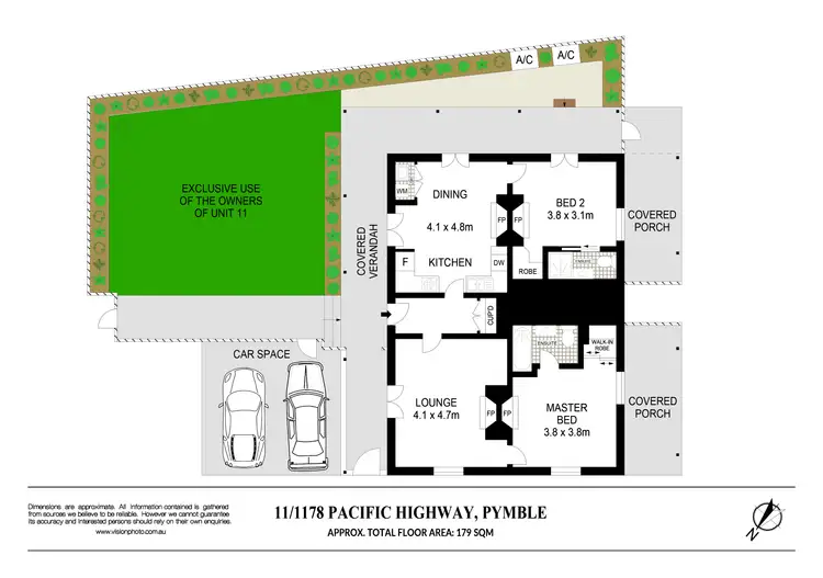 Floorplan of Homely unit listing, 11/1178 Pacific Highway, Pymble NSW 2073