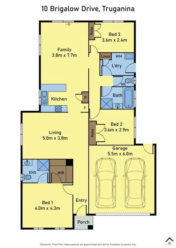 Floorplan of Homely house listing, 10 Brigalow Drive, Truganina VIC 3029