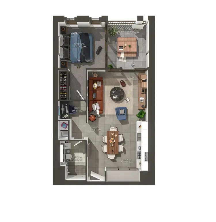 Floorplan of Homely apartment listing, 50705/2c Figtree Drive, Sydney Olympic Park NSW 2127