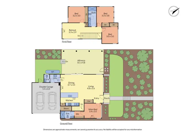 Floorplan of Homely townhouse listing, 1/28 Rathgar Road, Lysterfield VIC 3156