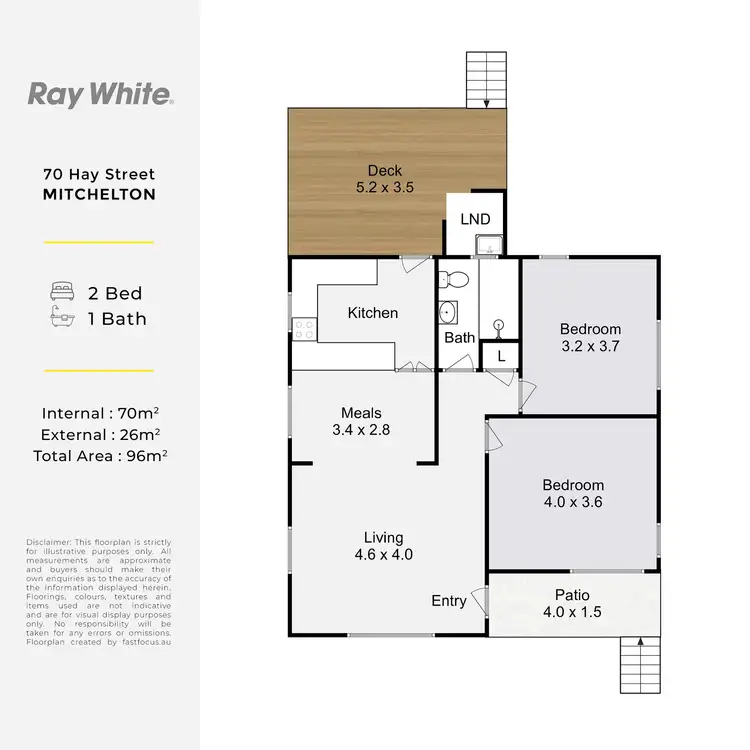 Floorplan of Homely house listing, 70 Hay Street, Mitchelton QLD 4053
