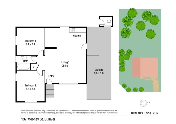 Floorplan of Homely house listing, 137 Mooney Street, Gulliver QLD 4812