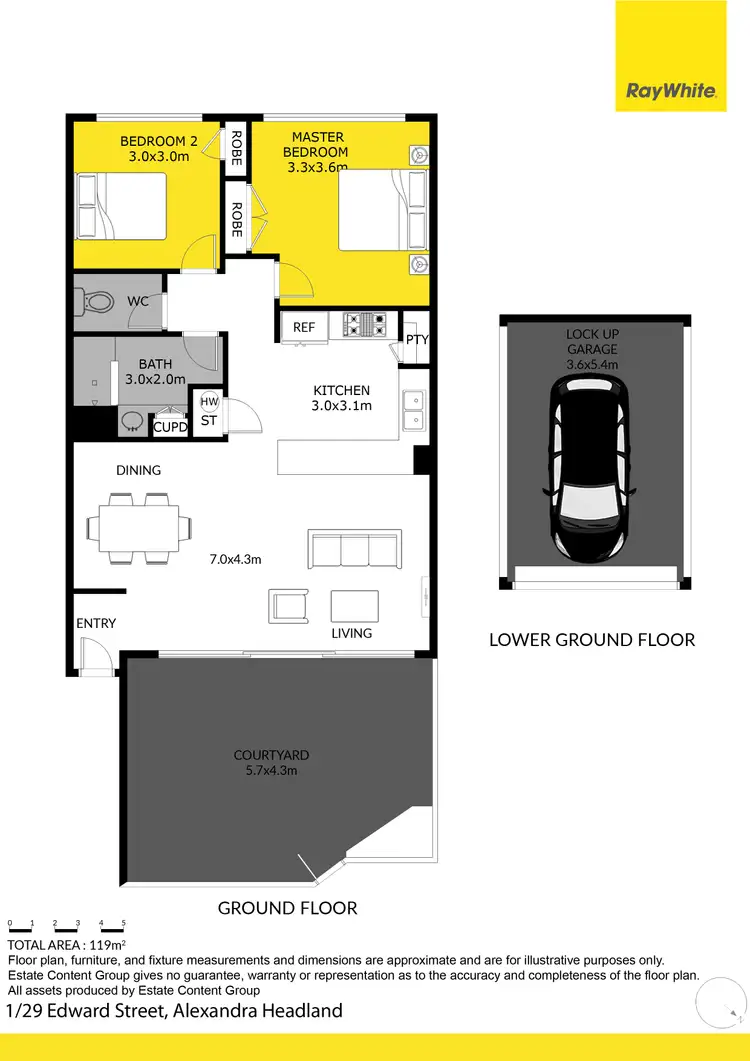 Floorplan of Homely apartment listing, 1/29 Edward Street, Alexandra Headland QLD 4572