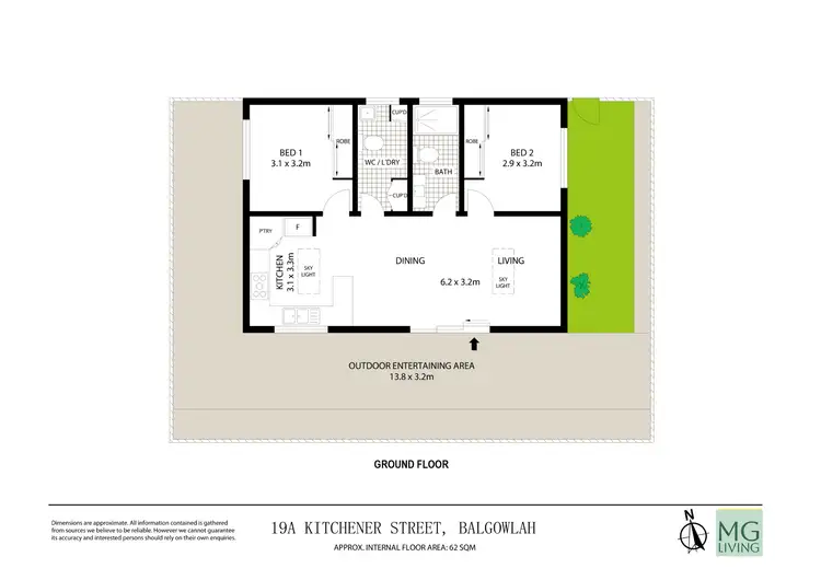 Floorplan of Homely apartment listing, 19a Kitchener St, Balgowlah NSW 2093