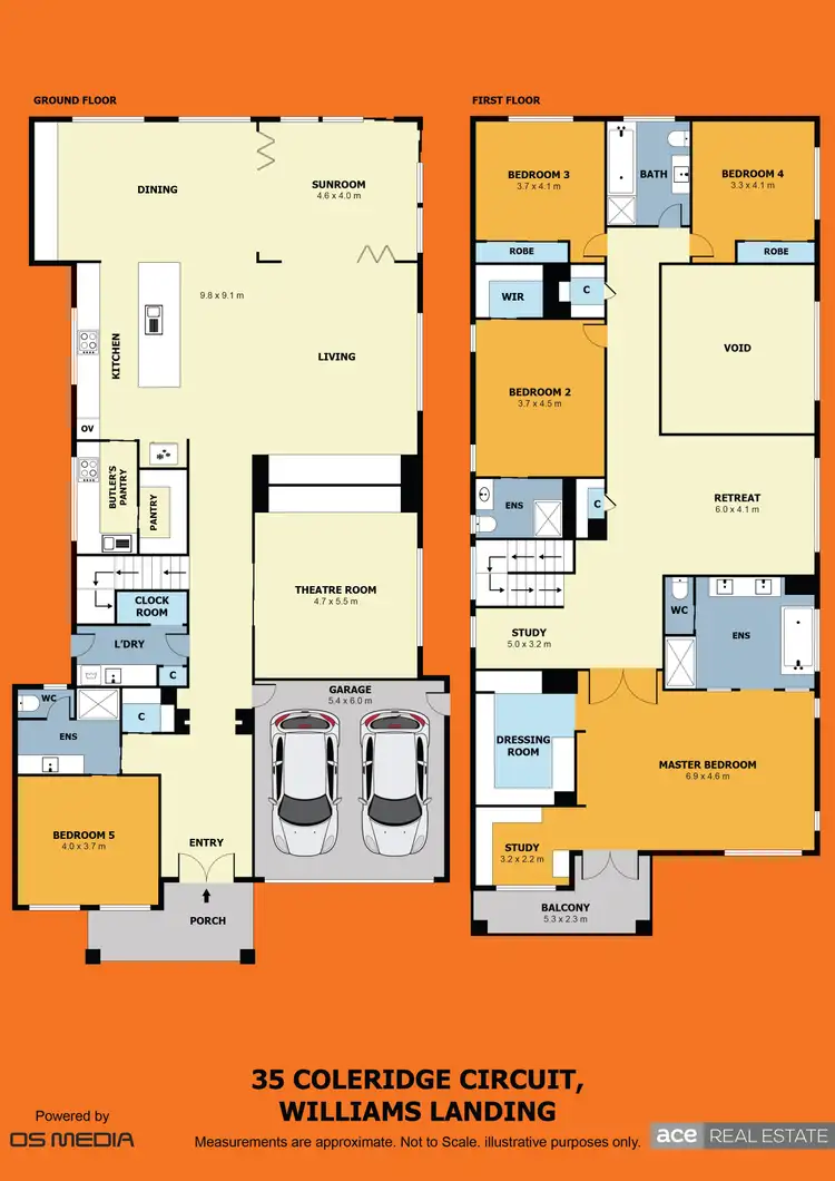 Floorplan of Homely house listing, 35 Coleridge Circuit, Williams Landing VIC 3027