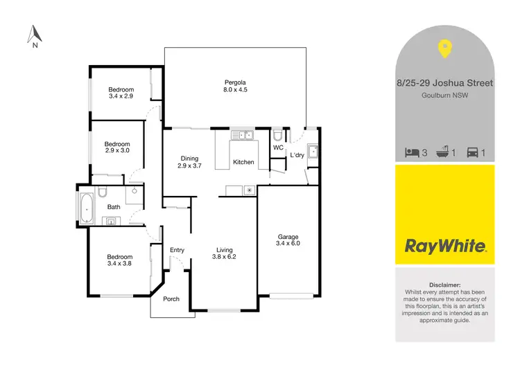 Floorplan of Homely house listing, 8/25-29 Joshua, Goulburn NSW 2580