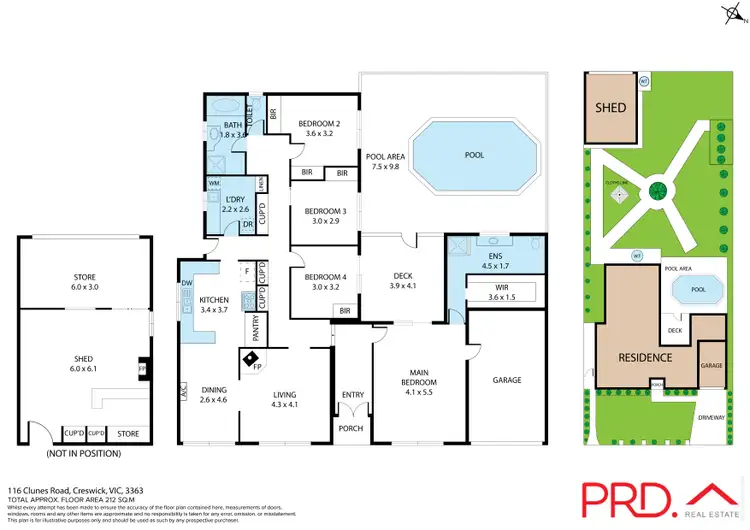 Floorplan of Homely house listing, 116 Clunes Road, Creswick VIC 3363