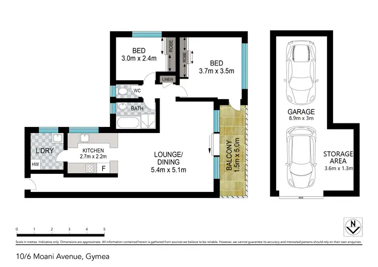 Floorplan of Homely apartment listing, 10/6-8 Moani Avenue, Gymea NSW 2227