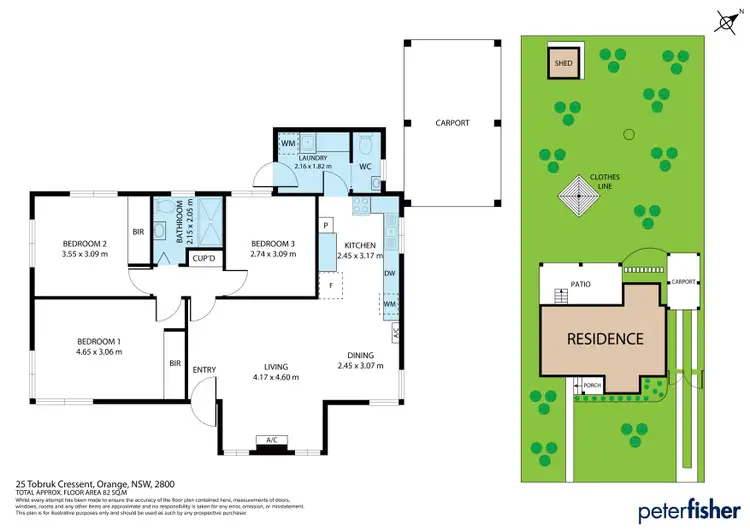 Floorplan of Homely house listing, 25 Tobruk Crescent, Orange NSW 2800