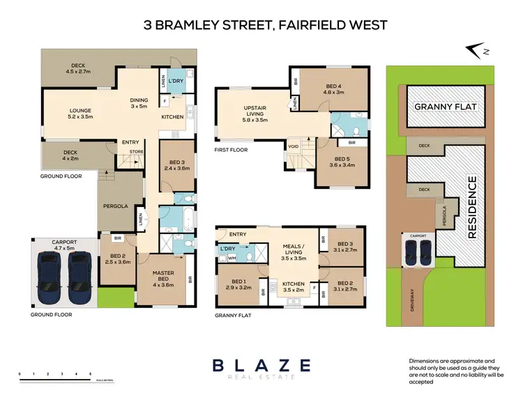 Floorplan of Homely house listing, 3 & 3A Bramley Street, Fairfield West NSW 2165