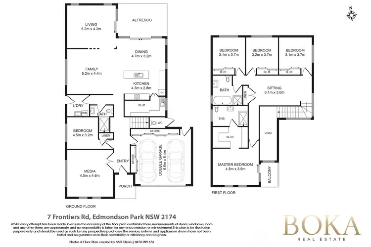 Floorplan of Homely house listing, 7 Frontiers Road, Edmondson Park NSW 2174