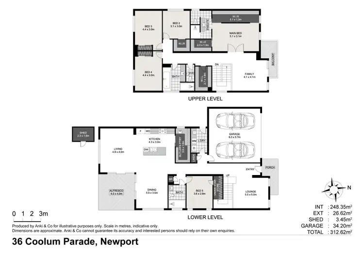Floorplan of Homely house listing, 36 Coolum Parade, Newport QLD 4020