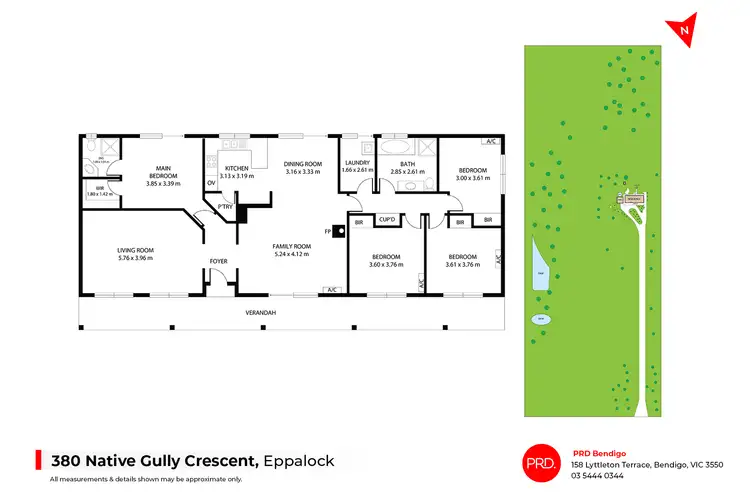 Floorplan of Homely house listing, 380 Native Gully Crescent, Eppalock VIC 3551