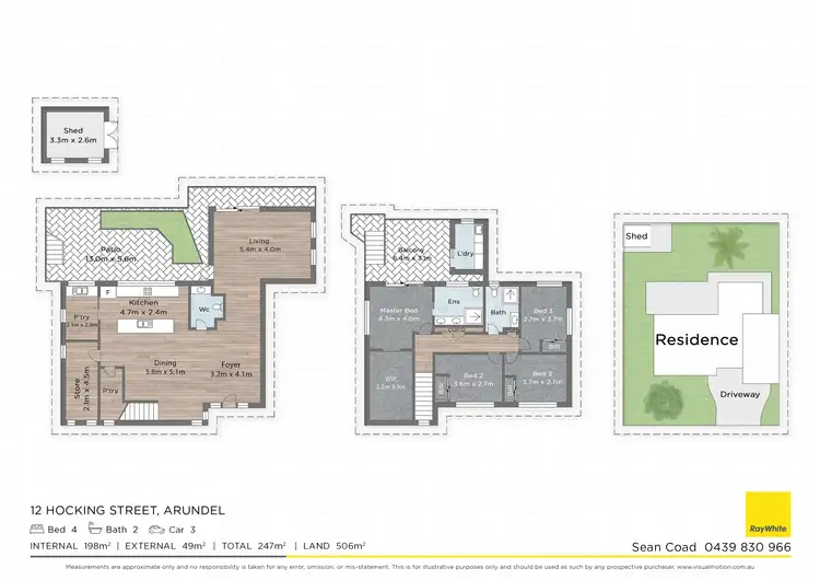 Floorplan of Homely house listing, 12 Hocking Street, Arundel QLD 4214