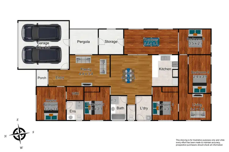 Floorplan of Homely house listing, 19 Bellbrae Crescent, Cranbourne West VIC 3977