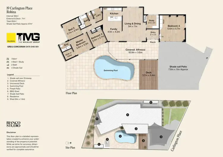 Floorplan of Homely house listing, 19 Carlingford Place, Robina QLD 4226