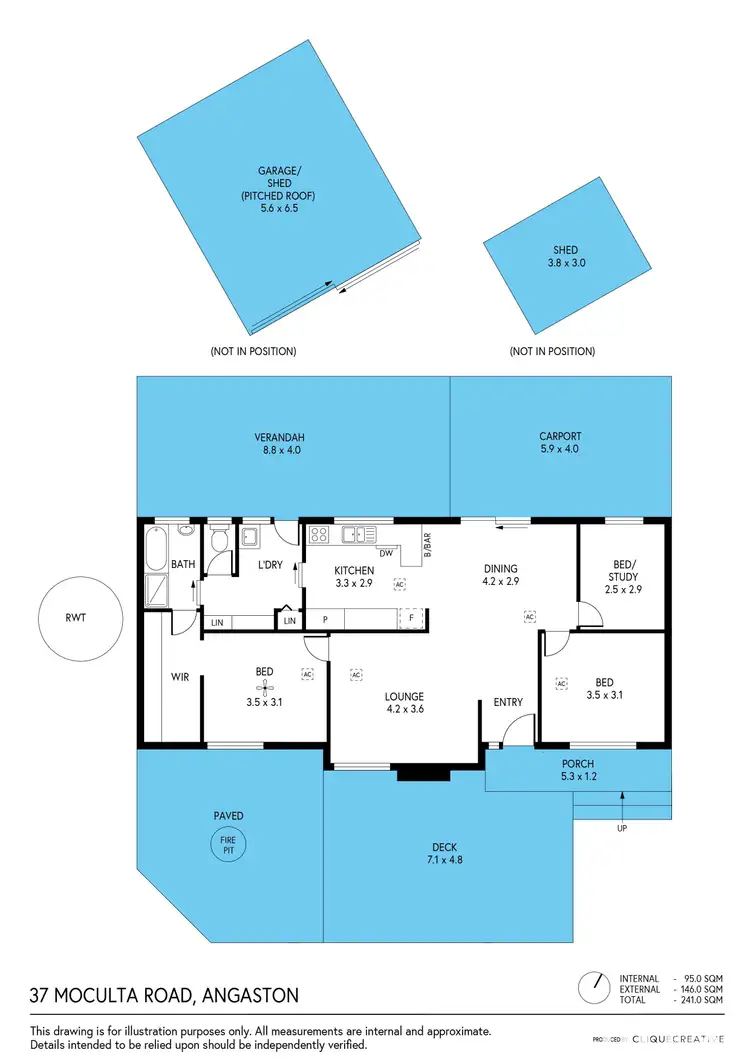 Floorplan of Homely house listing, 37 Moculta Road, Angaston SA 5353