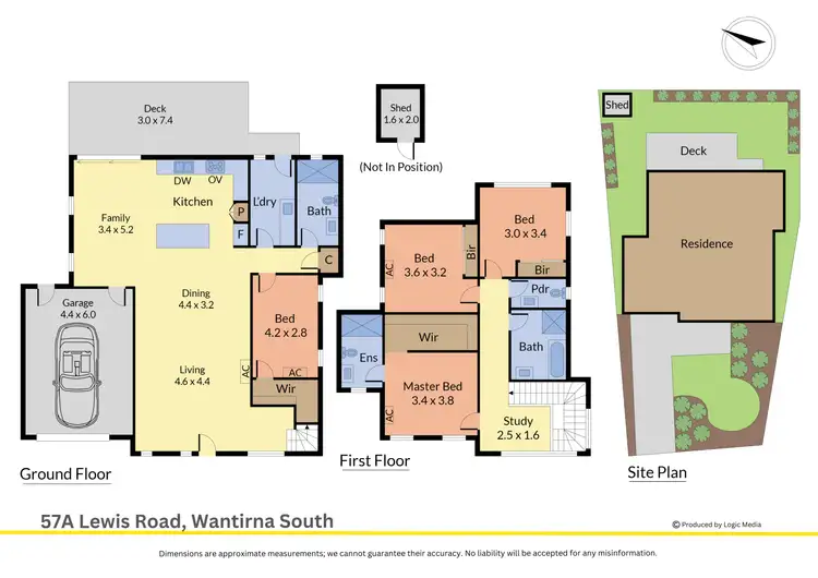 Floorplan of Homely townhouse listing, 57A Lewis Road, Wantirna South VIC 3152