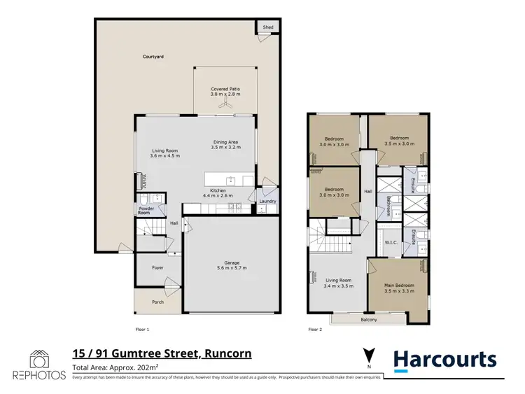 Floorplan of Homely townhouse listing, 15/91 Gumtree Street, Runcorn QLD 4113